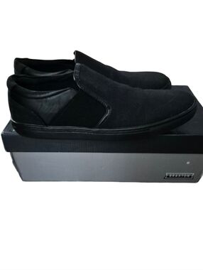 Braxton Mens Black Slip On Shoe Size 10